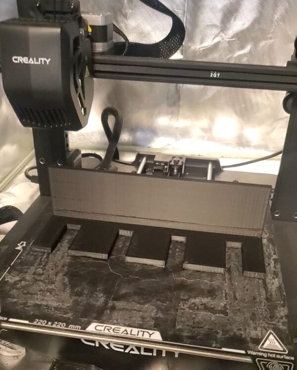 Slat slot Jig for water table rails - JD's Garage CNC Plasma Table