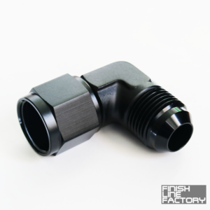 FLF AN Male to AN Female Swivel Adapter - 90 Degree - 03 AN