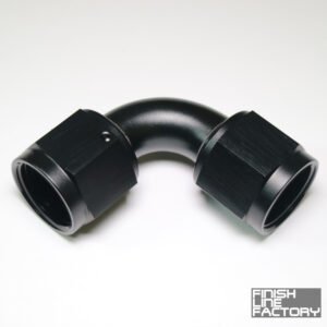 FLF AN to AN Swivel Coupler - 90 Degree - 03 AN