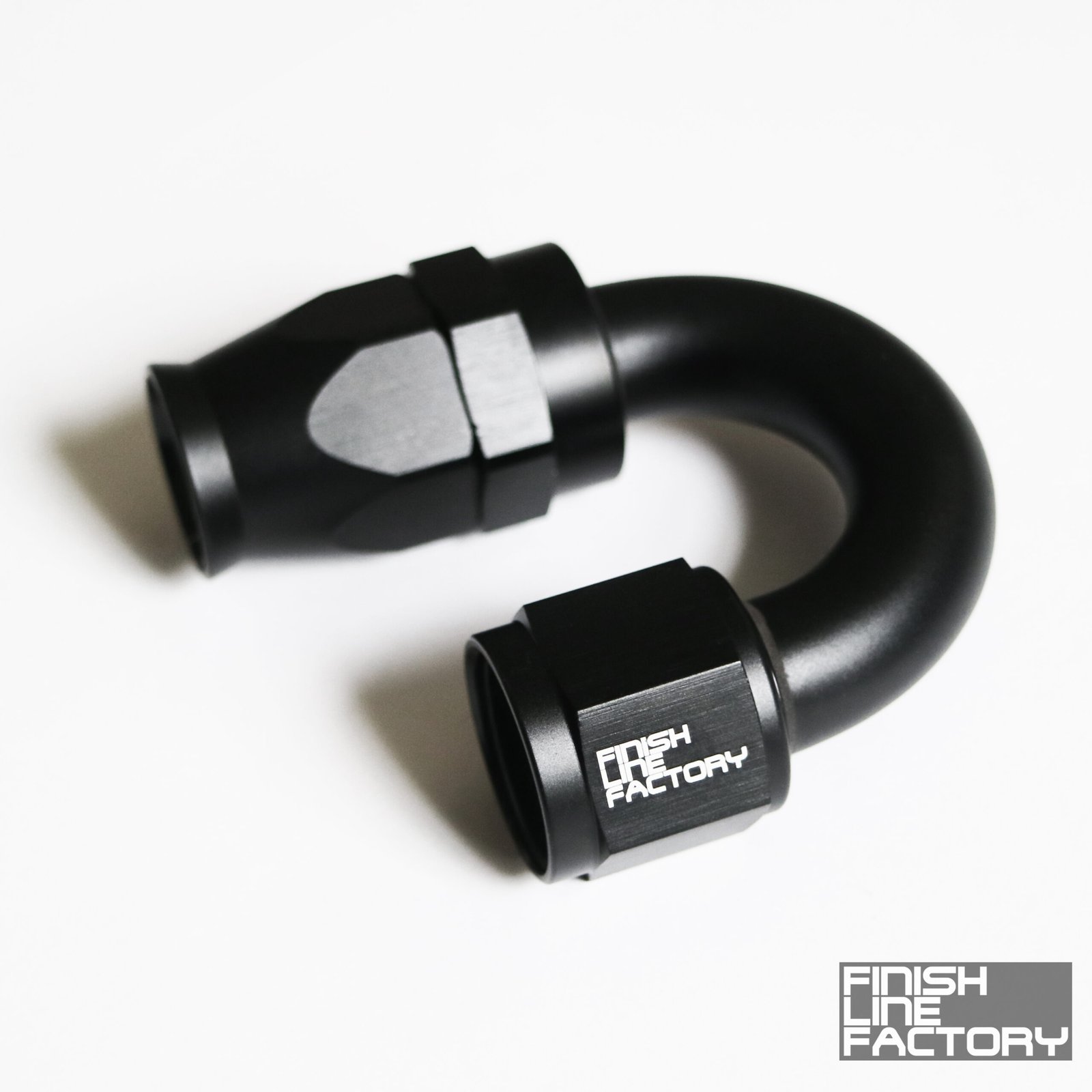 FLF Swivel Hose End (Braided PTFE) - 180 Degree AN - 06 AN