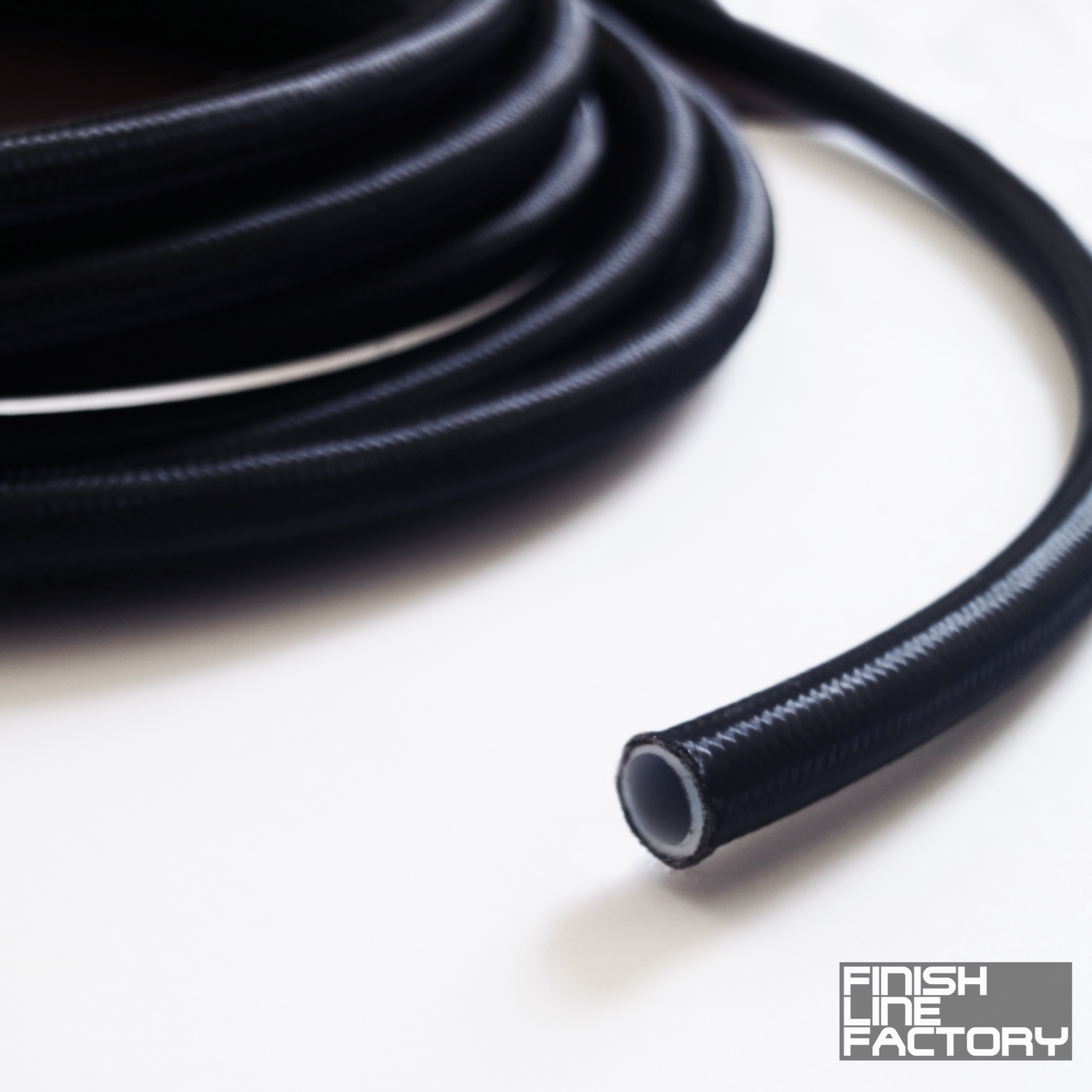 FLF PTFE Hose w/ Braided Nylon (200 Foot Roll) - 04 AN