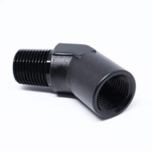 FLF NPT Male to NPT Female Adapter, 45 Degree - 1/2" NPT