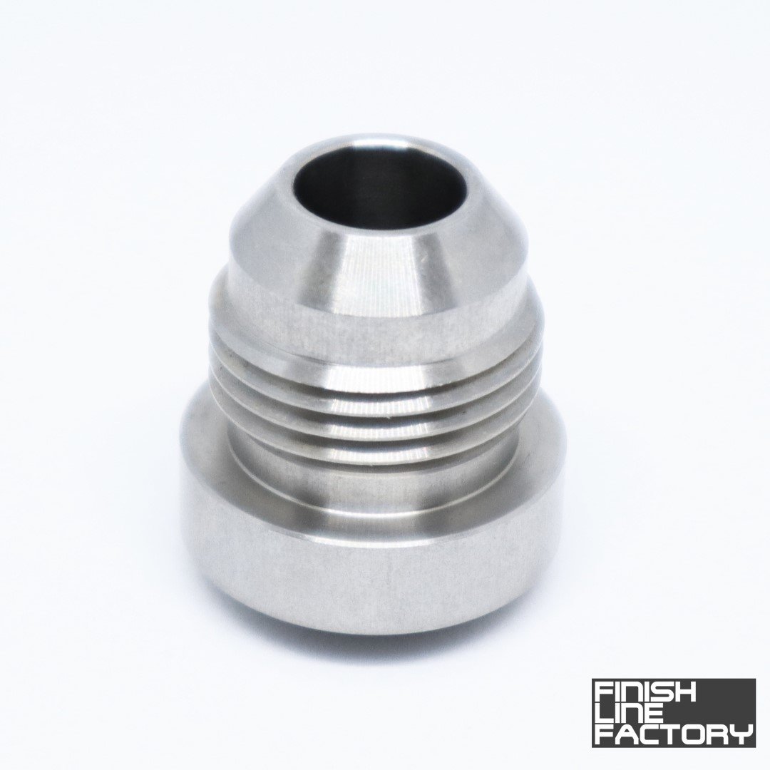 FLF AN Weld Bung - Stainless Steel - 08 AN