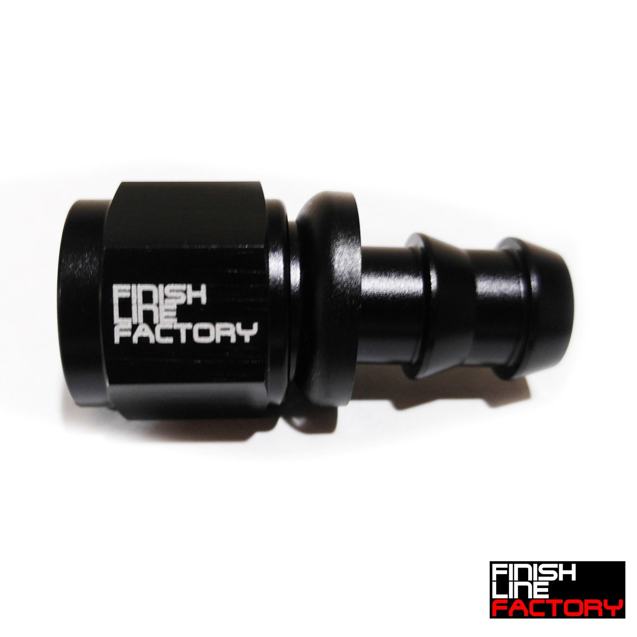 FLF Push Lock Hose End - Straight - 08 AN